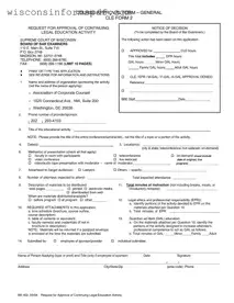 Fill Your Wisconsin Cle 2 Form