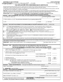 Fill Your Wisconsin F 05297 Form