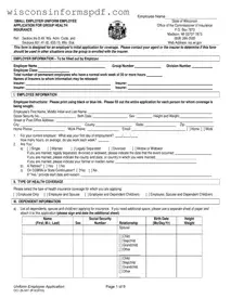 Fill Your Wisconsin Health Application Form