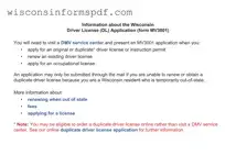 Fill Your Wisconsindmv Mv3001 Form